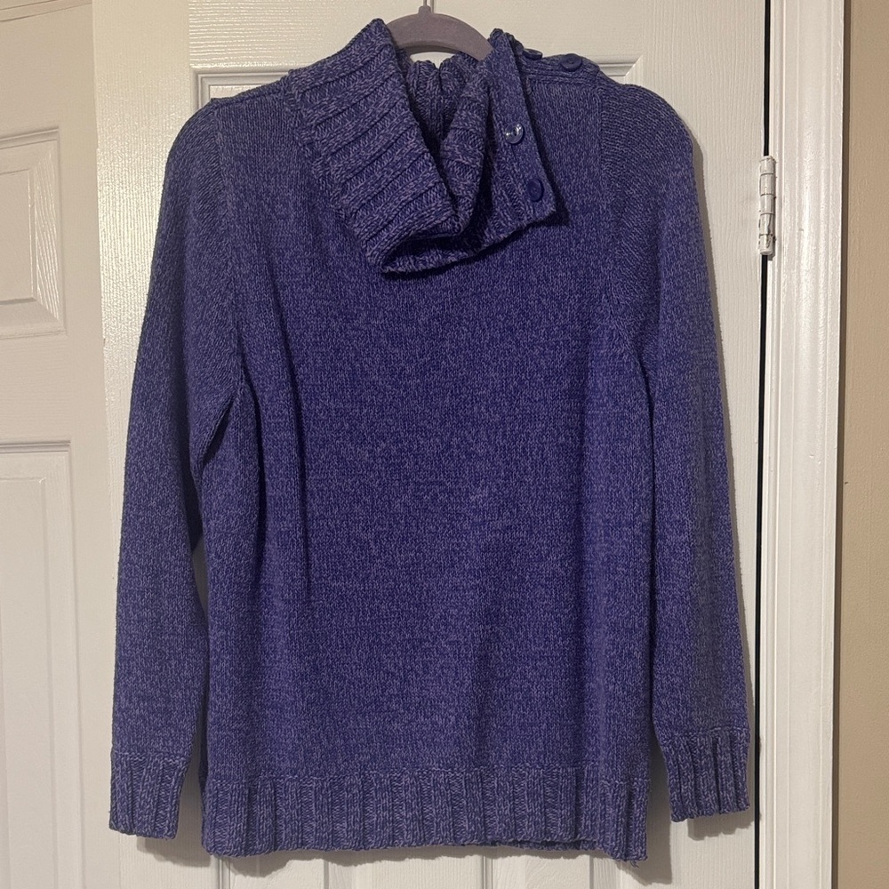 💜 Croft & Barrow Purple Knit Sweater